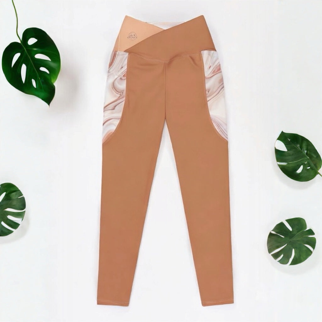 Caramelo Swirl Leggings